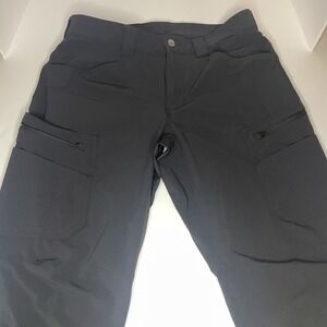 Duluth Trading Co Men's Work Pants 34x30 Standard Fit Gray Utility Cargo